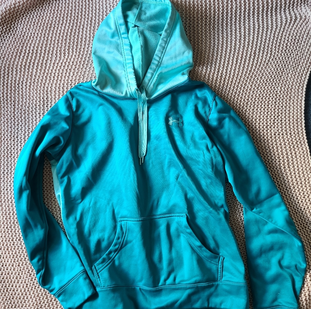 Under Armour Blue Teal Pullover Sweatshirt